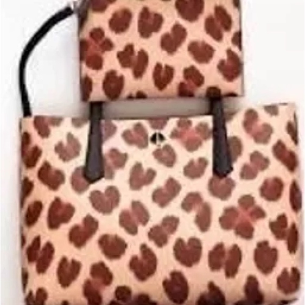 Kate Spade Molly leopard tote